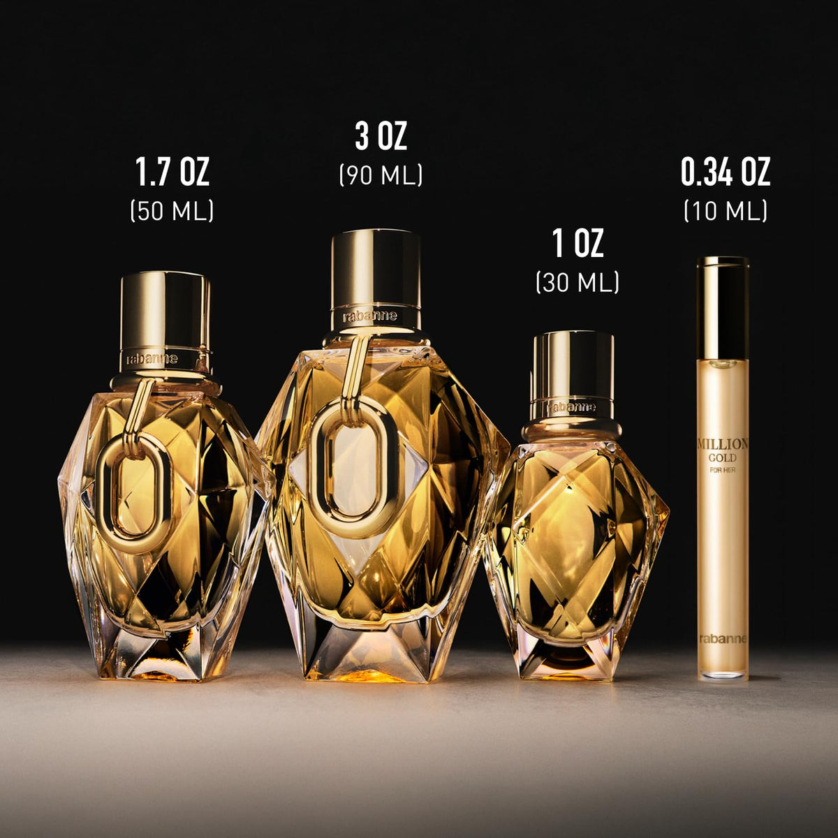 Rabanne Million Gold For Her Refillable Eau de Parfum