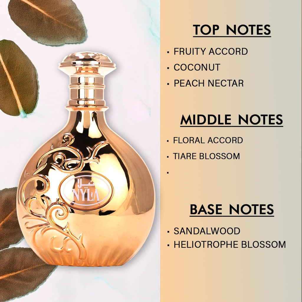 Arabiyat Prestige Nyla Eau de Parfum for Women, 2.7 fl oz