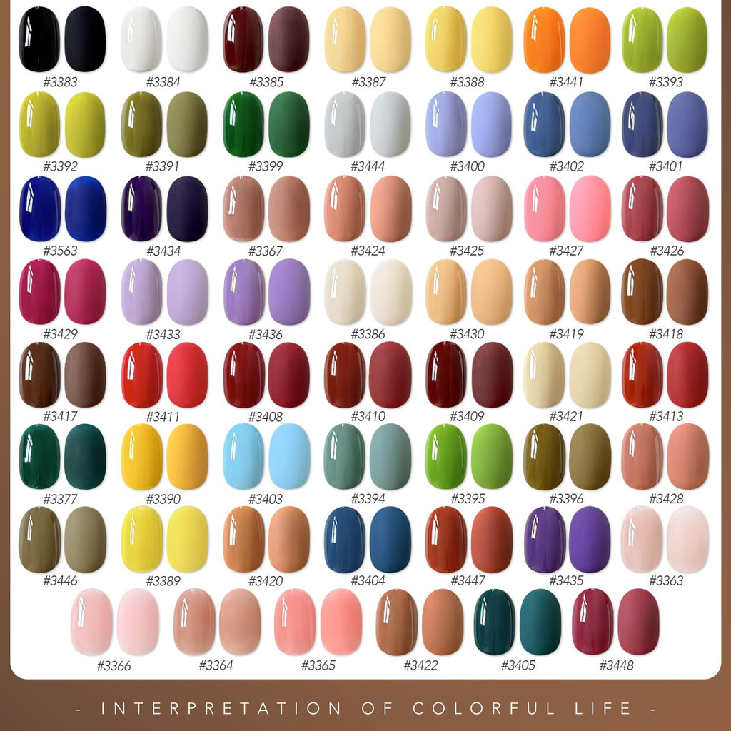 GAOY Gel Nail Polish Set for DIY Manicure and Nail Art