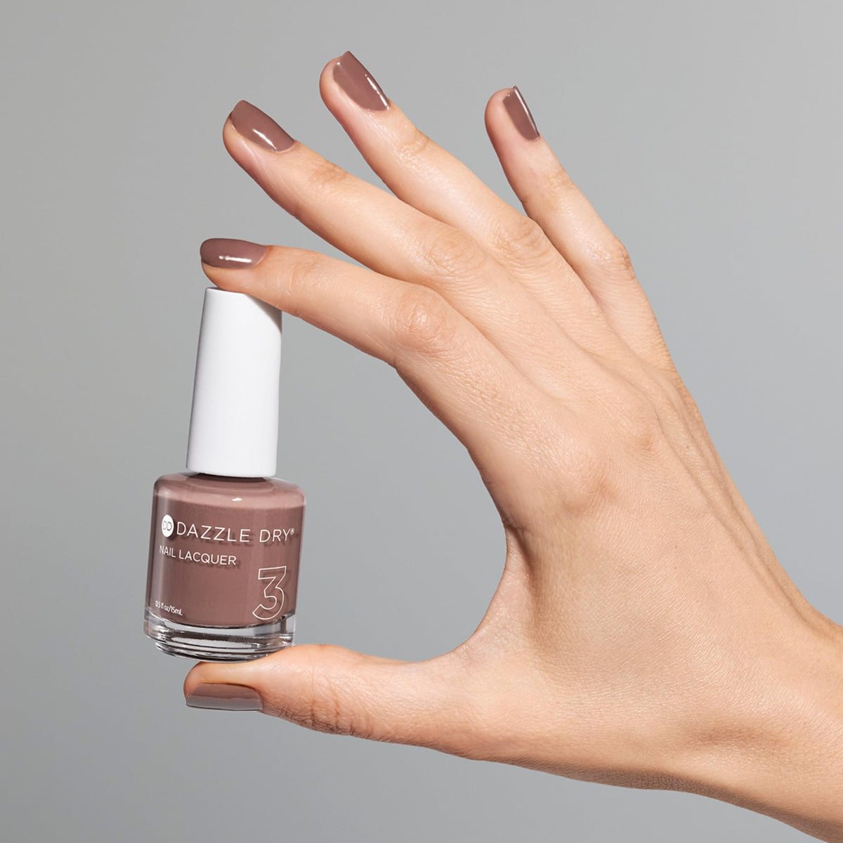 Dazzle Dry Nail Lacquer Step 3, Your Nails But Better, Toffee Beige, 0.5 fl oz
