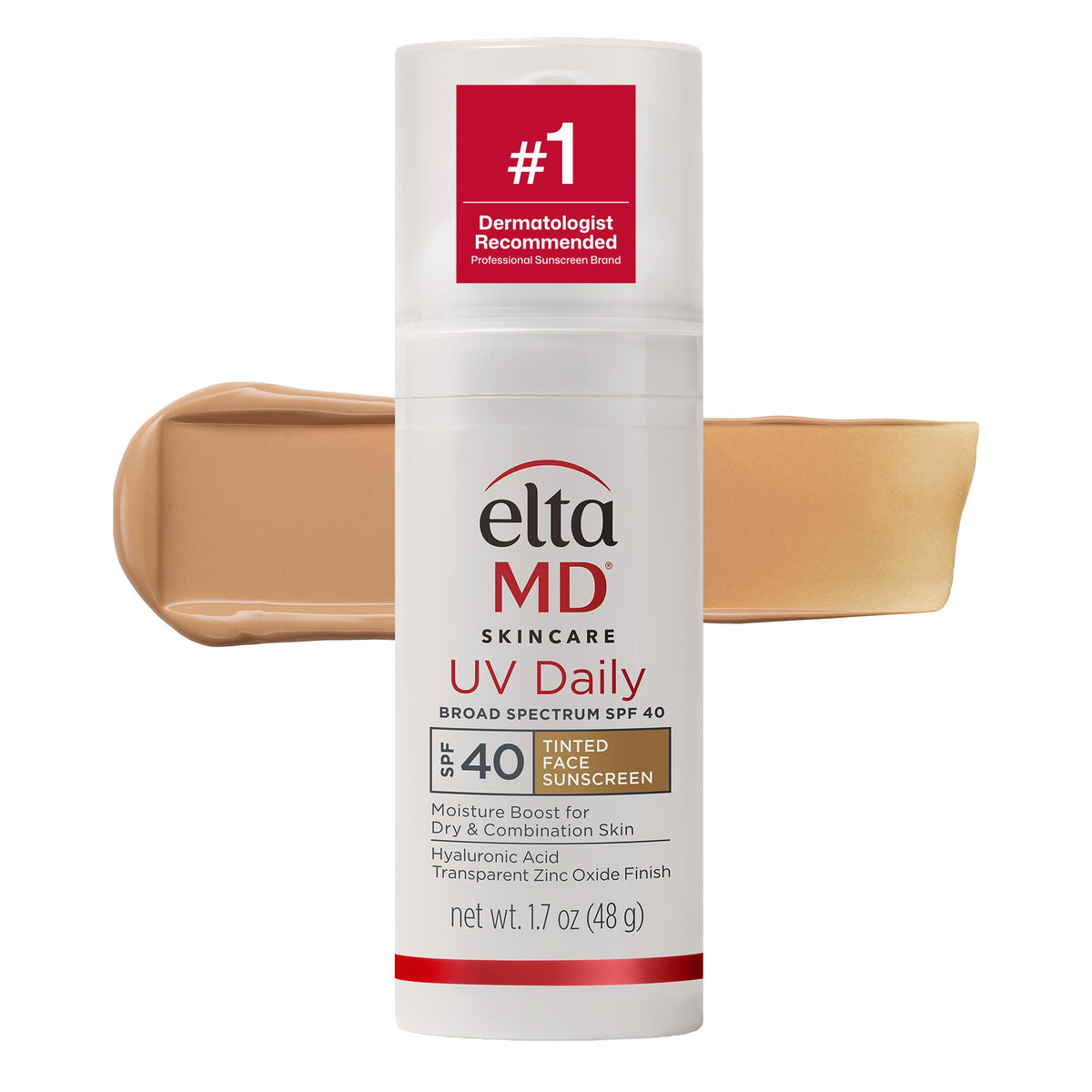 EltaMD UV Daily SPF 40 Face Sunscreen Moisturizer with Hyaluronic Acid