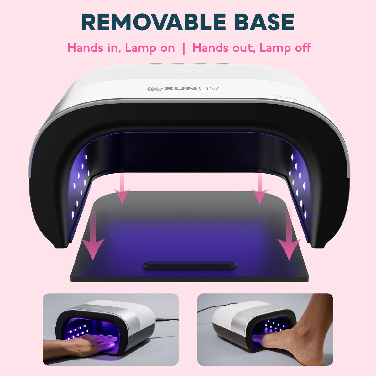 SUNUV SUN3 Professional UV LED Nail Lamp with 39 LED Beads