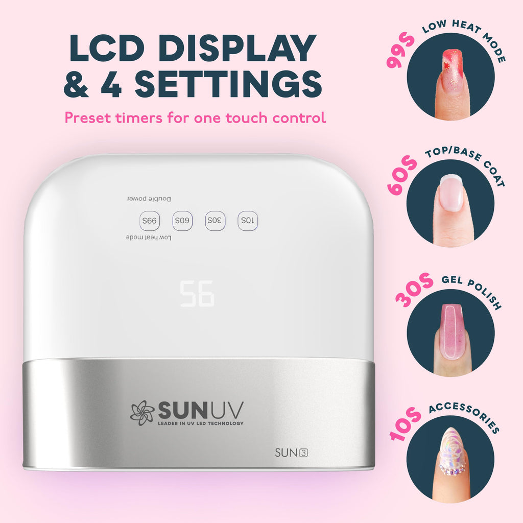 SUNUV SUN3 Professional UV LED Nail Lamp with 39 LED Beads