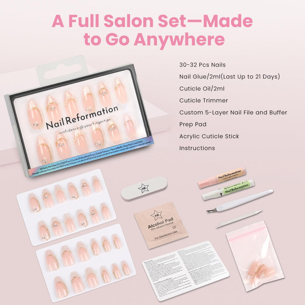 Nail Reformation Press-On Nails Reusable Nail Kit