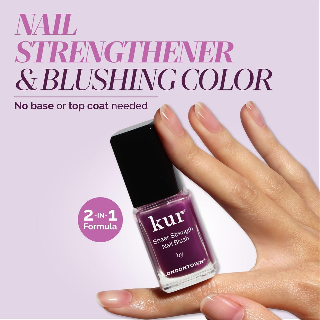 LONDONTOWN Sheer Strength Nail Blush Tinted Nail Hardener