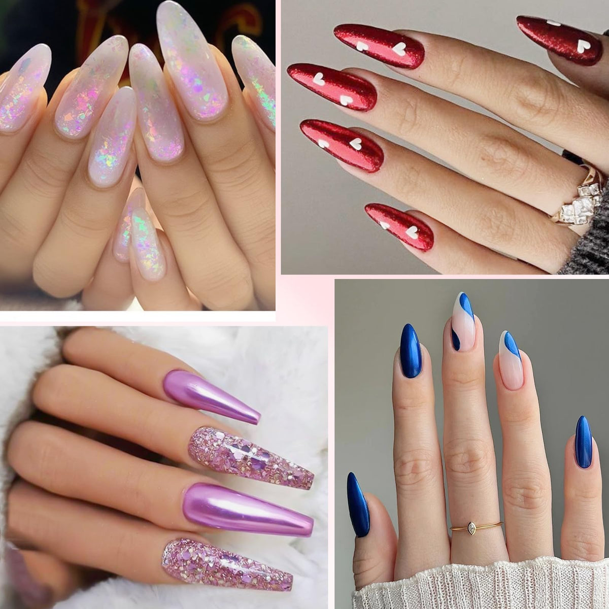 Mirror Chrome Nail Powder Set for Nail Art