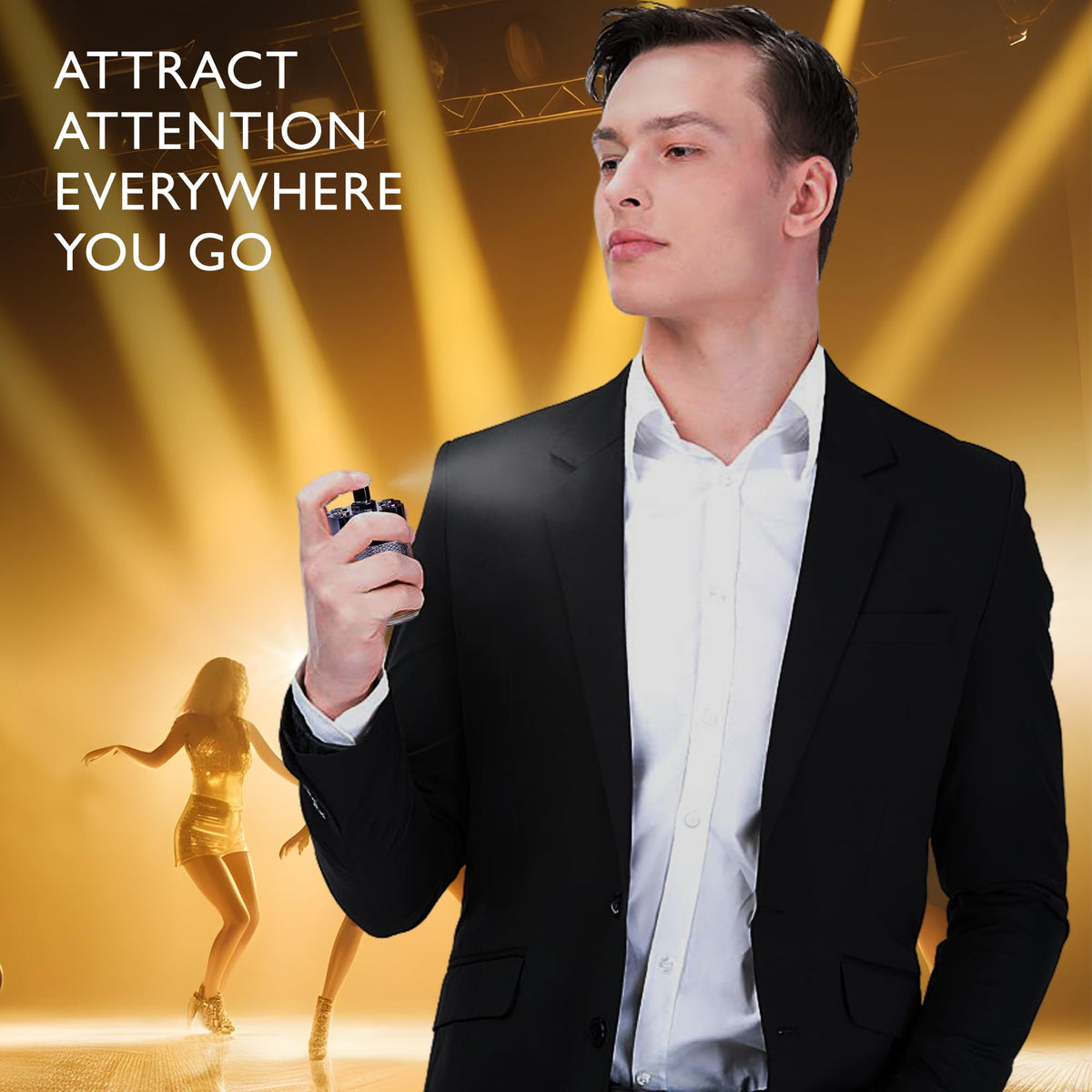 Azura Noir After Dark Eau De Parfum for Men, Woody Spicy Fragrance