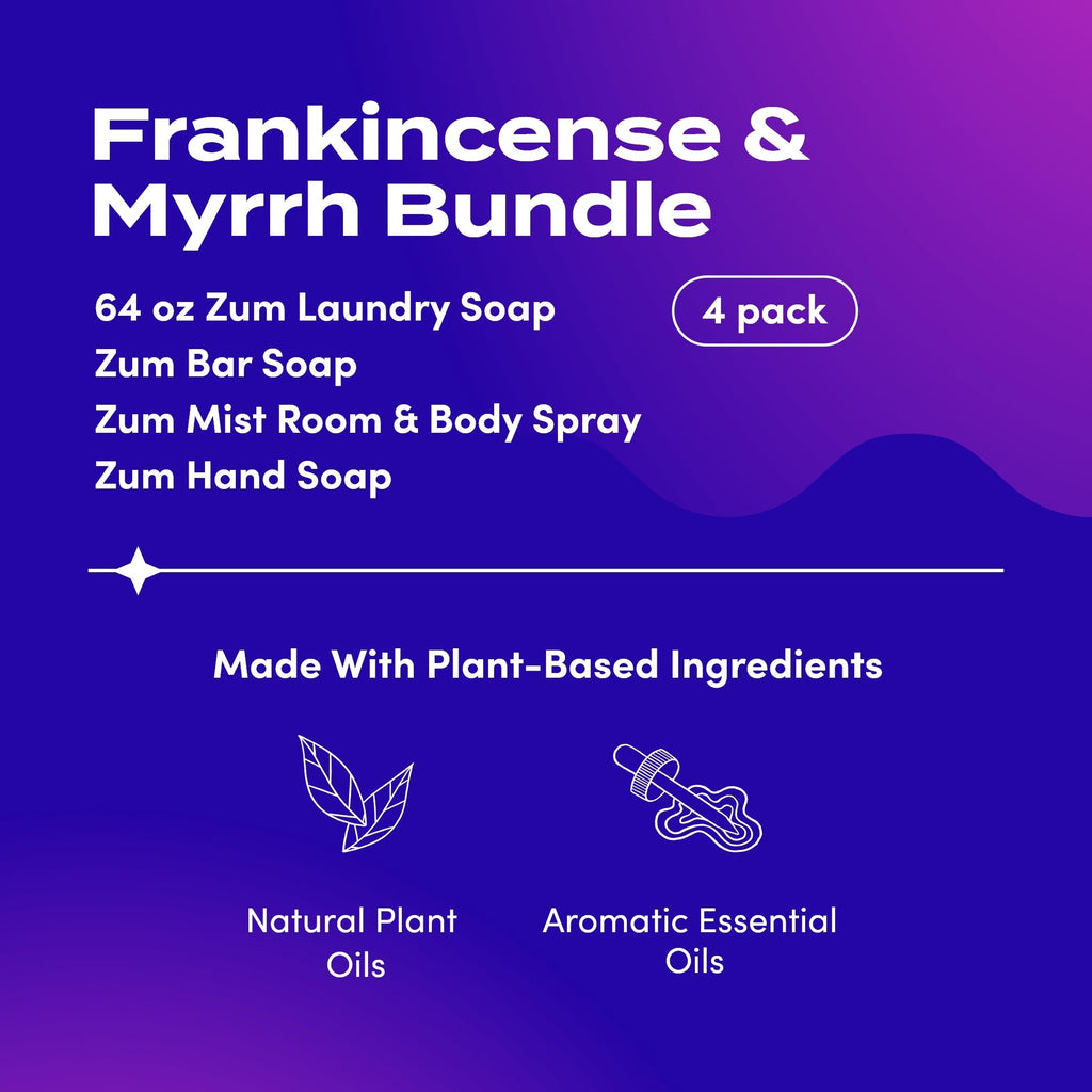 Zum Indigo Wild Home Essentials Bundle - Laundry, Hand, Room & Goat Milk Soap
