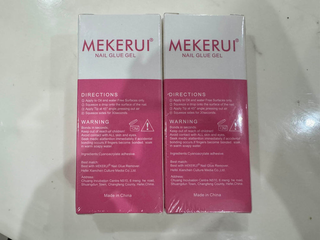 MEKERUI Nail Glue Gel – Fast-Drying Press-On Nail Adhesive