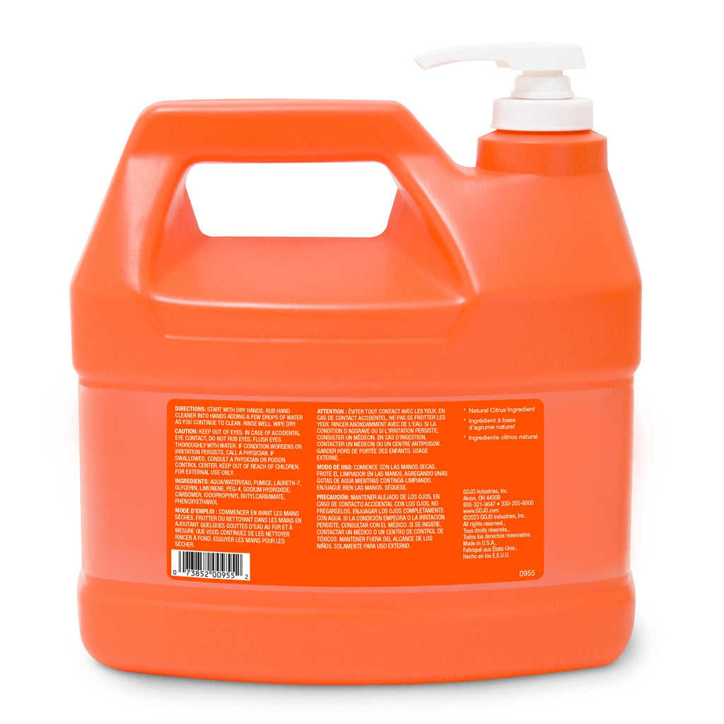 Gojo Natural Orange Pumice Hand Cleaner