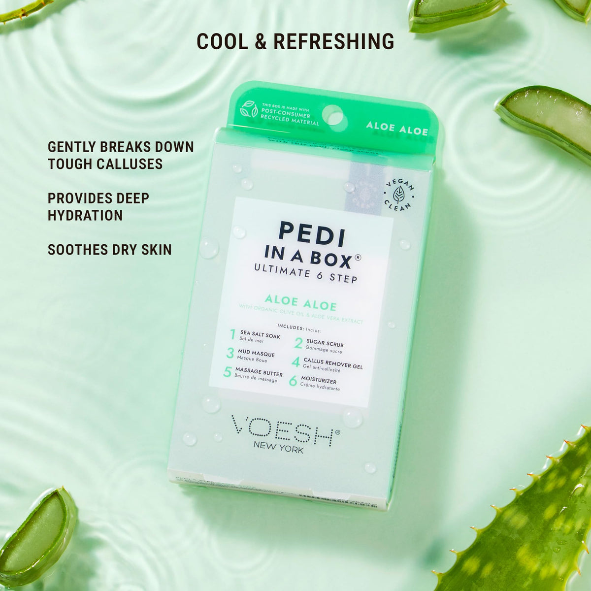 VOESH Pedi in a Box Ultimate 6-Step Pedicure System