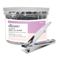 Diane D904 Stainless Steel Nail Clippers with Fold-Out File, 72 Count