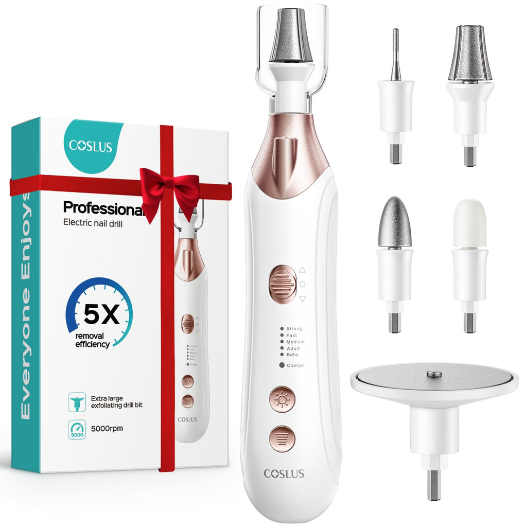 COSLUS 5-in-1 Electric Manicure & Pedicure Nail Care Kit