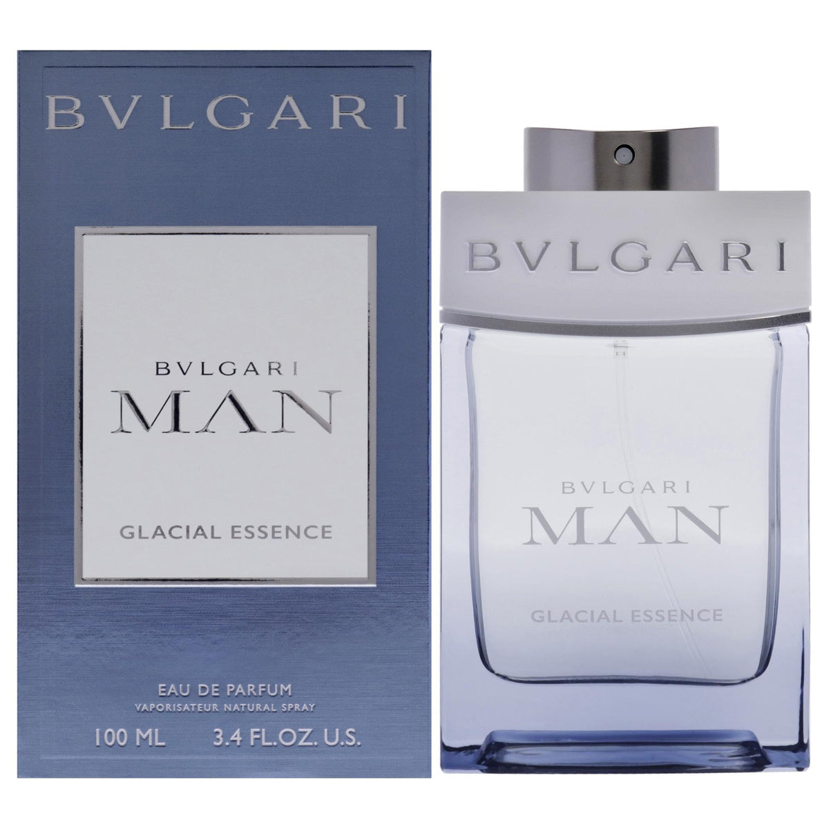 Bvlgari Man Glacial Essence Woody Fougere Eau de Parfum Spray 3.4 Fl Oz