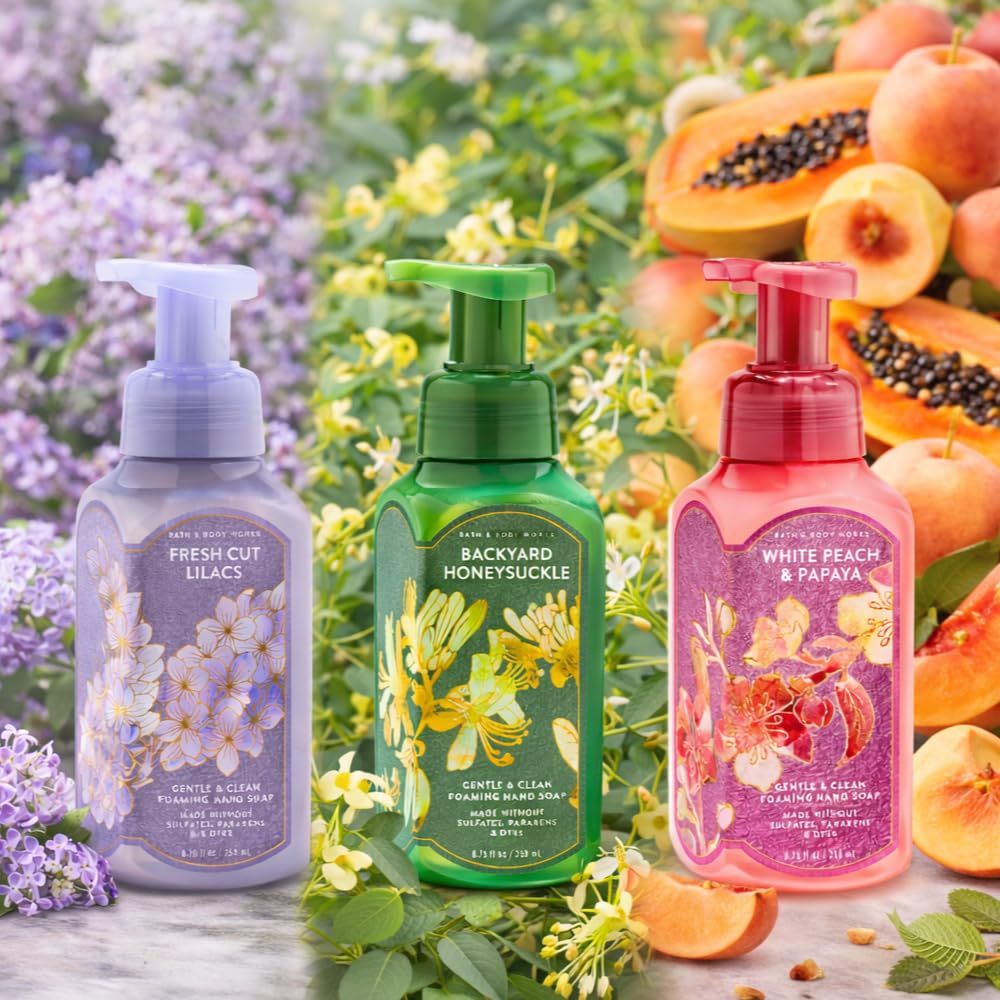 Bath & Body Works Gentle & Clean Foaming Hand Soap 3-Piece Set