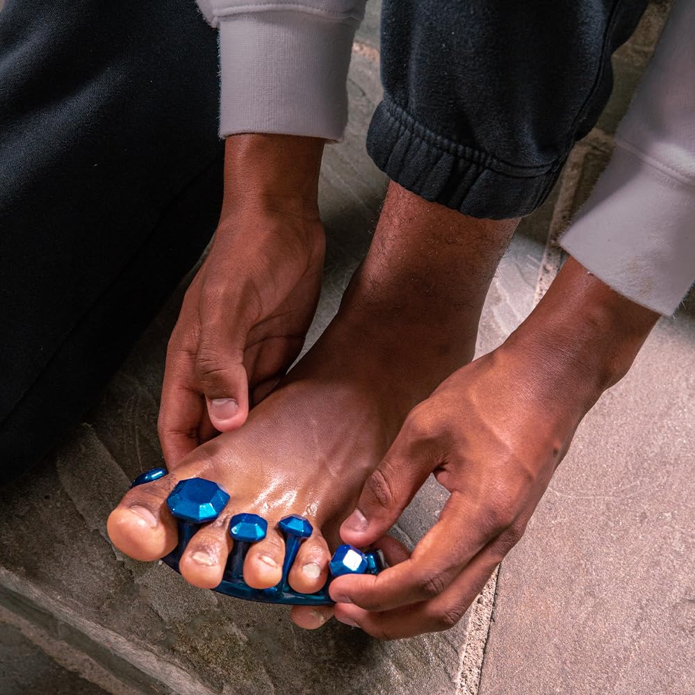 YogaToes Gems for Men Gel Toe Stretchers and Separators