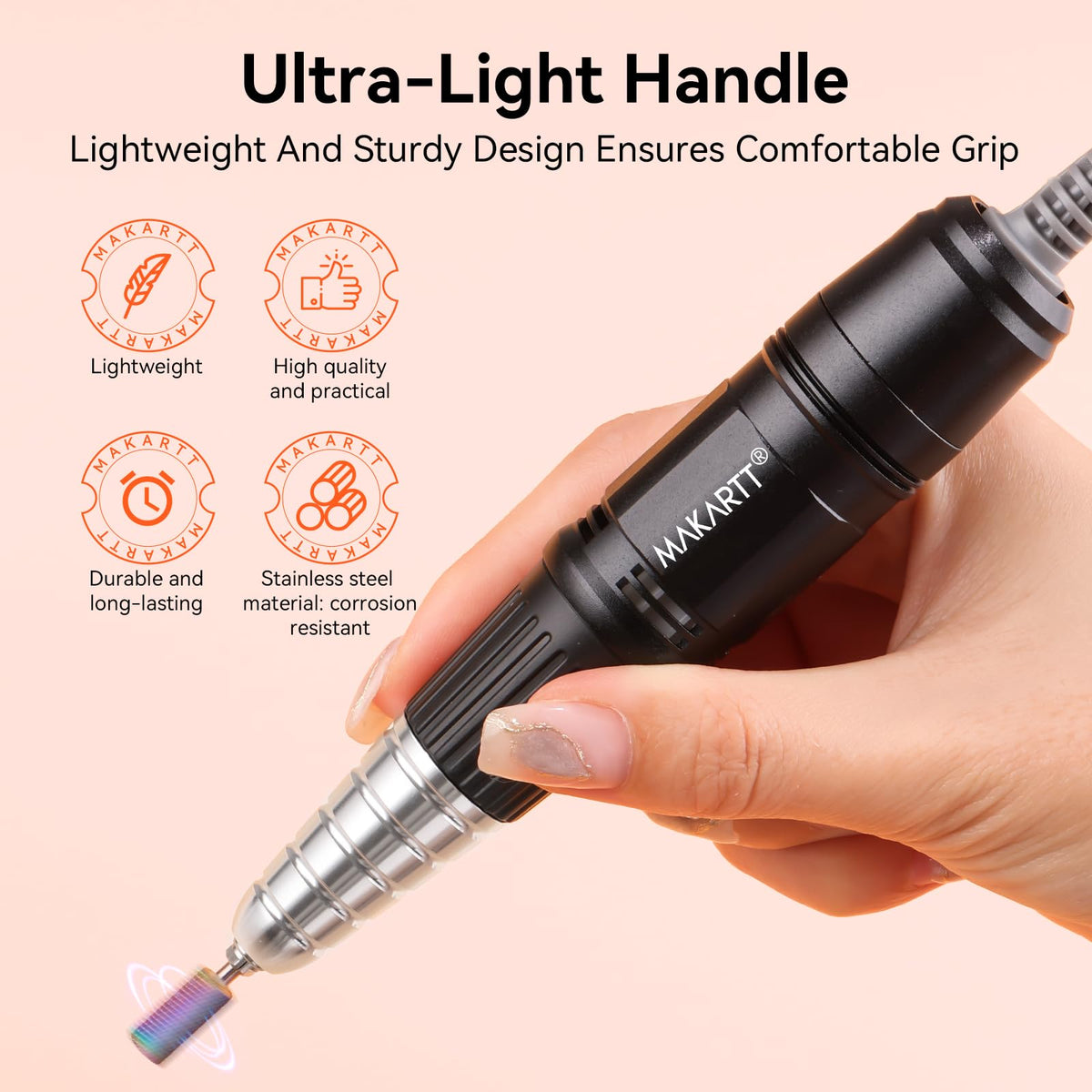 Makartt Replacement Nail Drill Handpiece for KUPA UP200