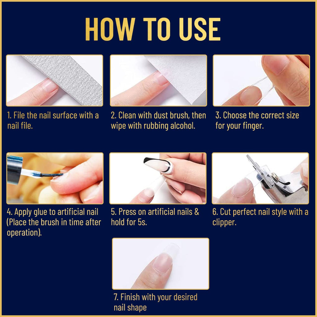 Valitic Nail Glue and Strengthener for Acrylic and Press-On Nails
