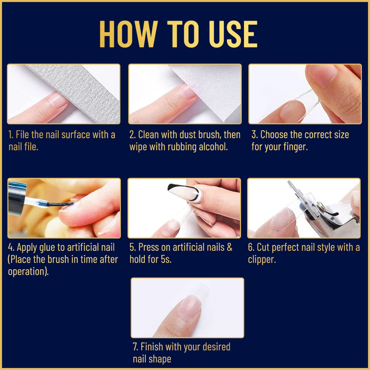 Valitic Nail Glue and Strengthener for Acrylic and Press-On Nails