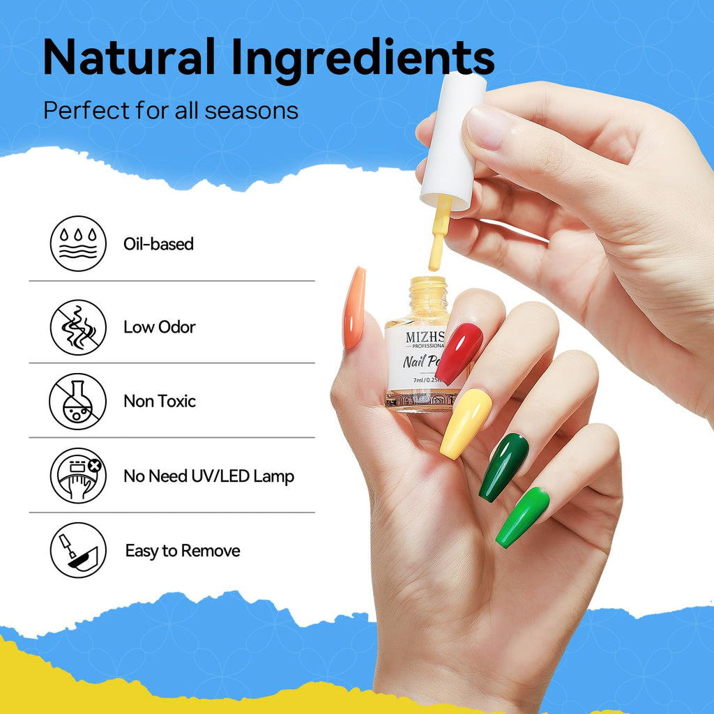 MIZHSE Nail Polish for DIY Nail Styling