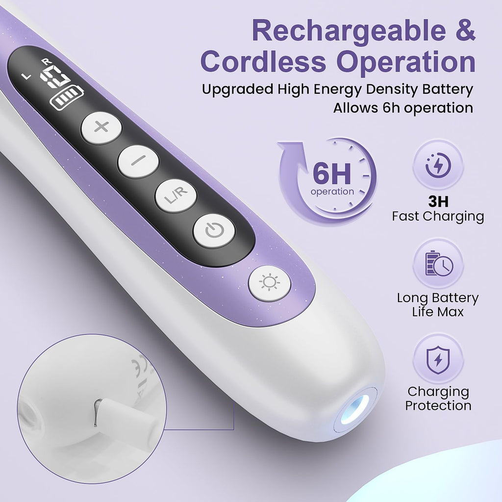 Electric Nail Drill and Cordless Nail File 10-in-1 Manicure Pedicure Kit