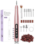 Hoxida Cordless Electric Nail Drill Kit, 35000RPM Rechargeable Nail File