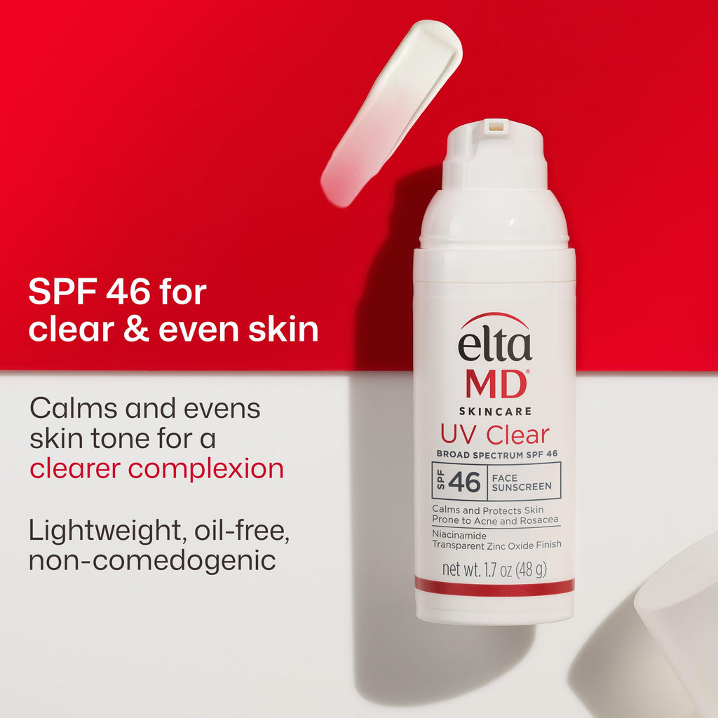 EltaMD UV Clear Face Sunscreen SPF 46, Oil-Free Broad Spectrum
