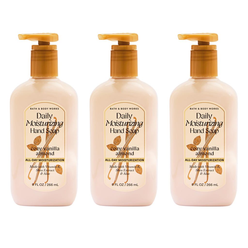 Bath & Body Works Moisturizing Hand Soap, 9 Fl Oz 3-Pack