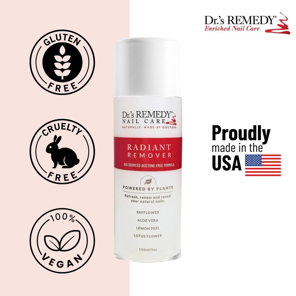 Non-Acetone Botanical Nail Polish Remover for Nails and Cuticles
