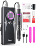 Yomanta Professional Electric Nail Drill Kit, 45,000 RPM Rechargeable E-File