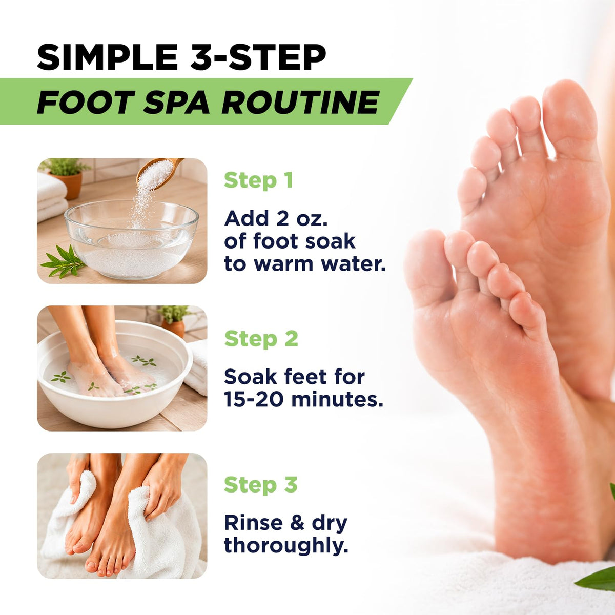 Epsom Salt Foot Soak for At-Home Relaxation