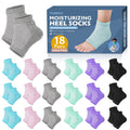 TEAWOO Moisturizing Toeless Heel Socks for Dry, Cracked Feet