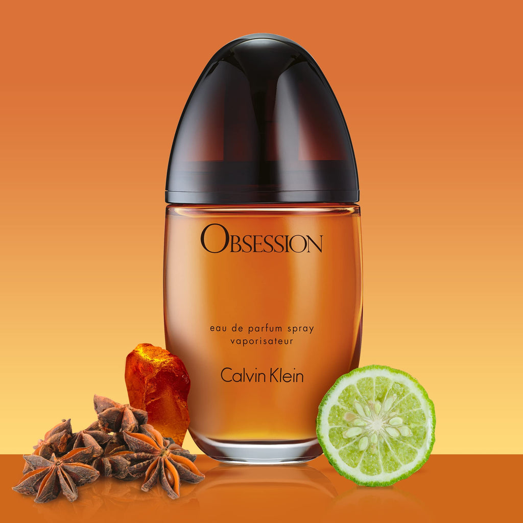 Calvin Klein Obsession Eau de Parfum for Women, Ambery Fragrance
