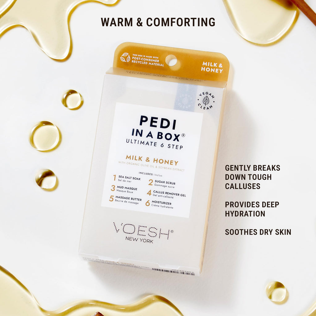 VOESH Pedi in a Box Ultimate 6-Step Pedicure System