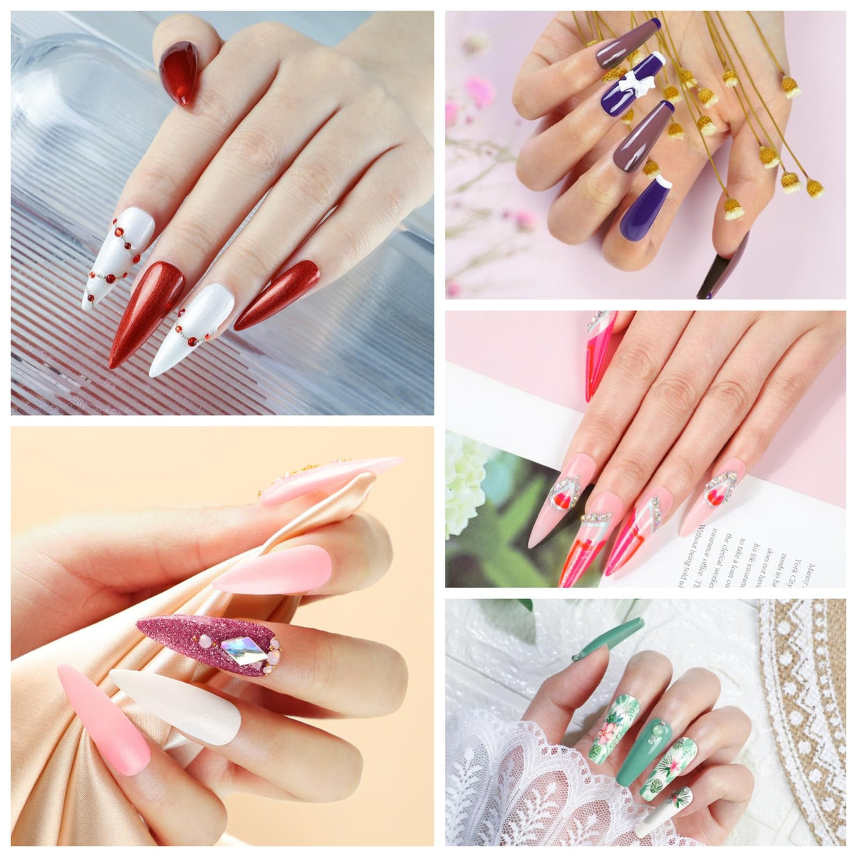 COSCELIA Gel Nail Polish Set for Manicure and Nail Art