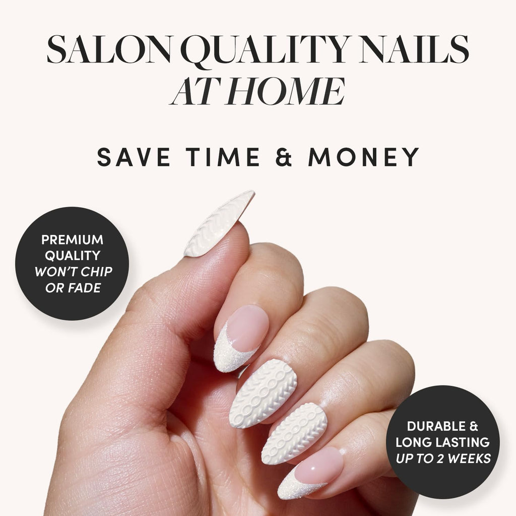Glamnetic Press-On Nail Kit - Reusable Fake Nails