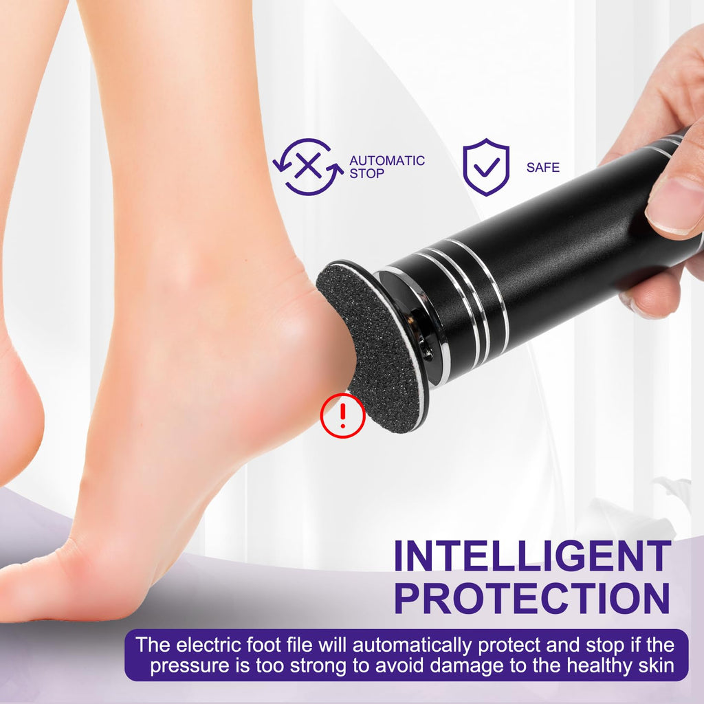Krofaue Electric Foot File with Adjustable Speed