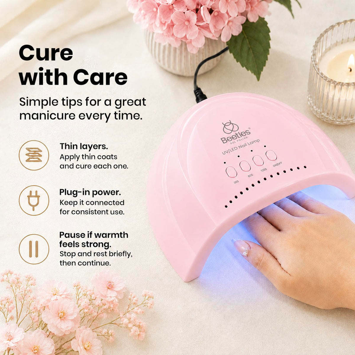 UV Nail Lamp for Hands and Feet, 1 Count