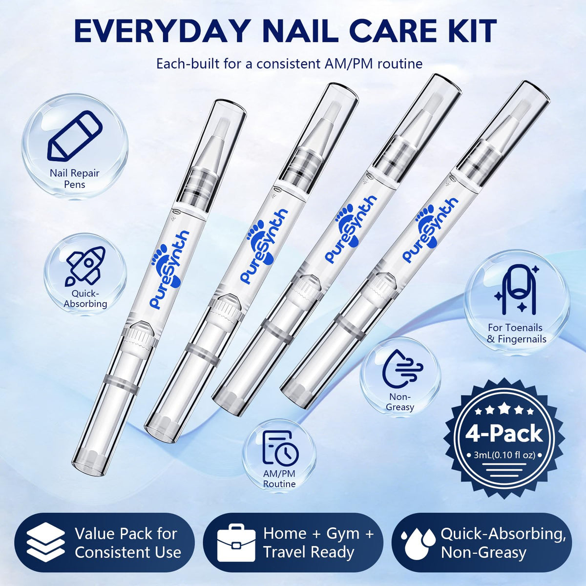 Nail Fungus Repair Pen with 25% Undecylenic Acid, Aloe & Vitamin E