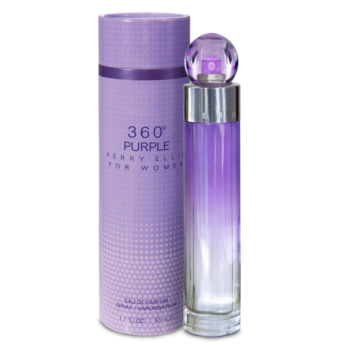 Perry Ellis 360° Purple Eau de Parfum for Women, Floral Fruity Fragrance