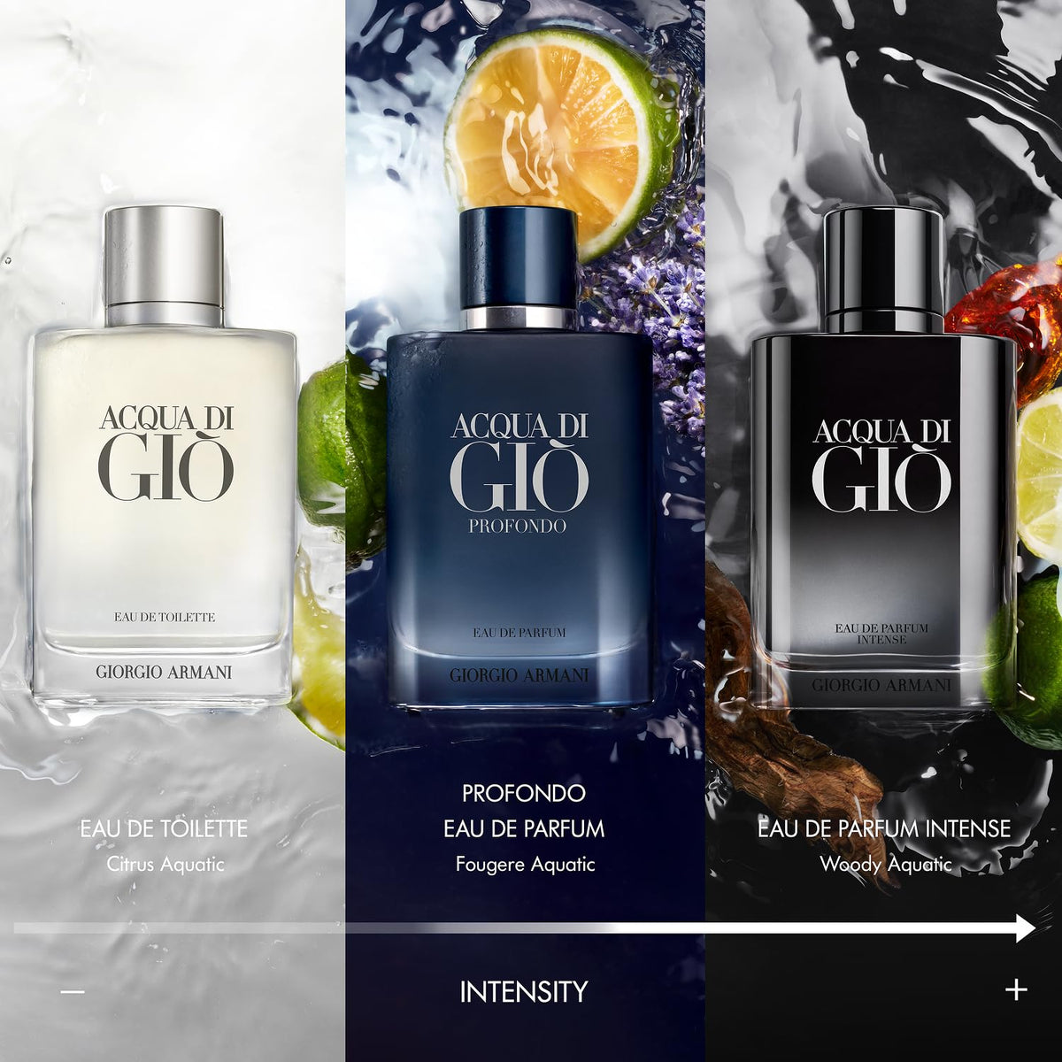 Armani Beauty Acqua di Gio Men's Travel Gift Set, 2-Piece Mini Cologne Set