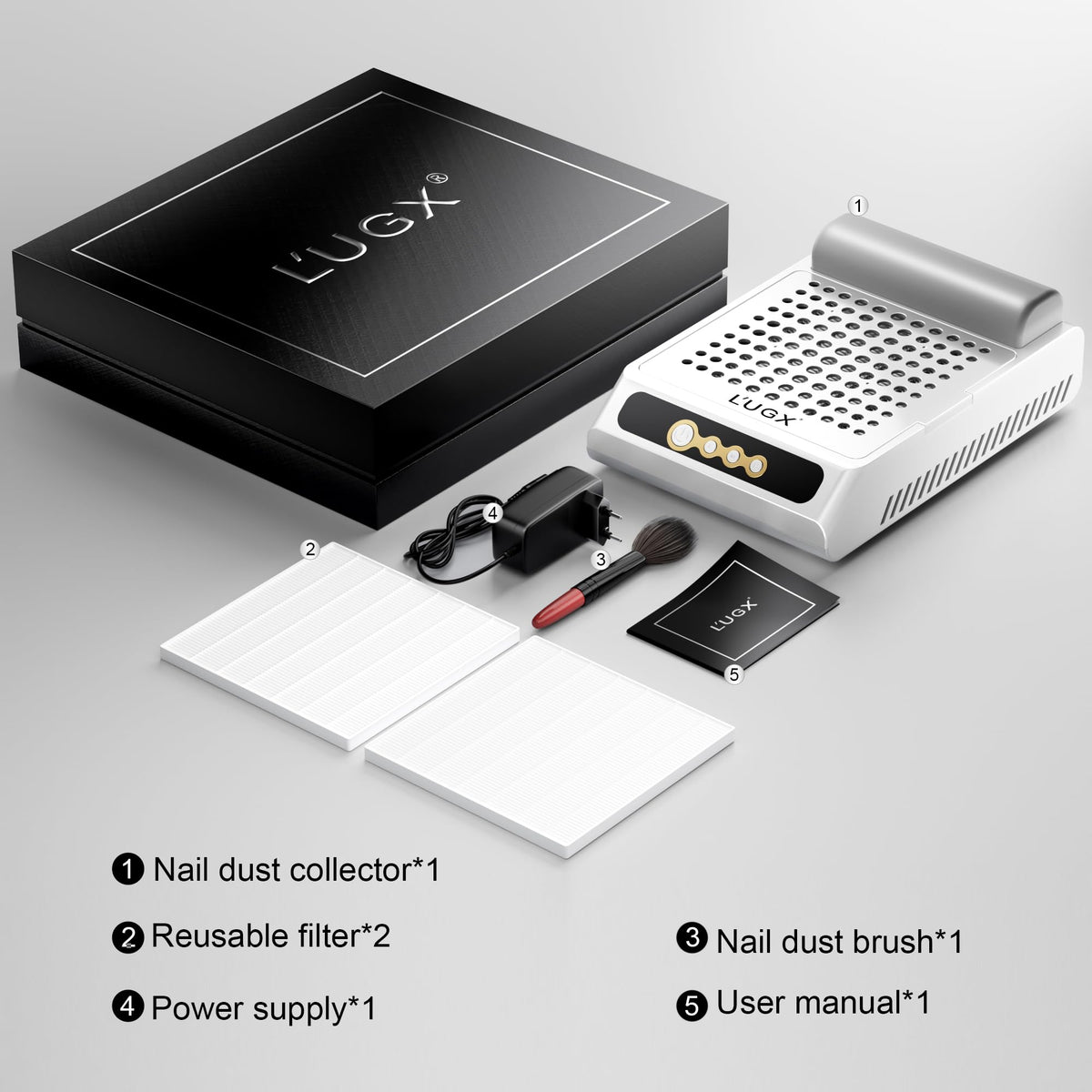 L'UGX Nail Dust Collection Products