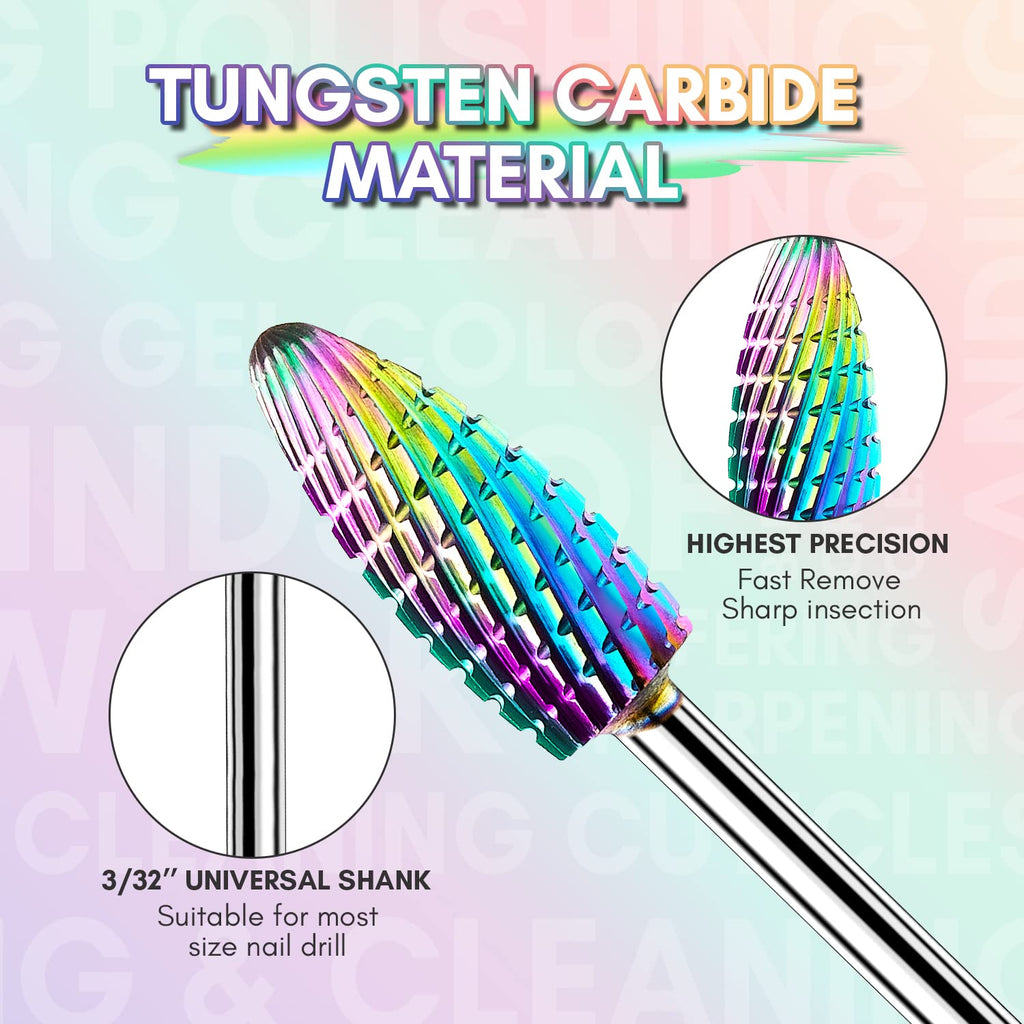 Makartt Nail Drill Bits for Nail Care and Manicure