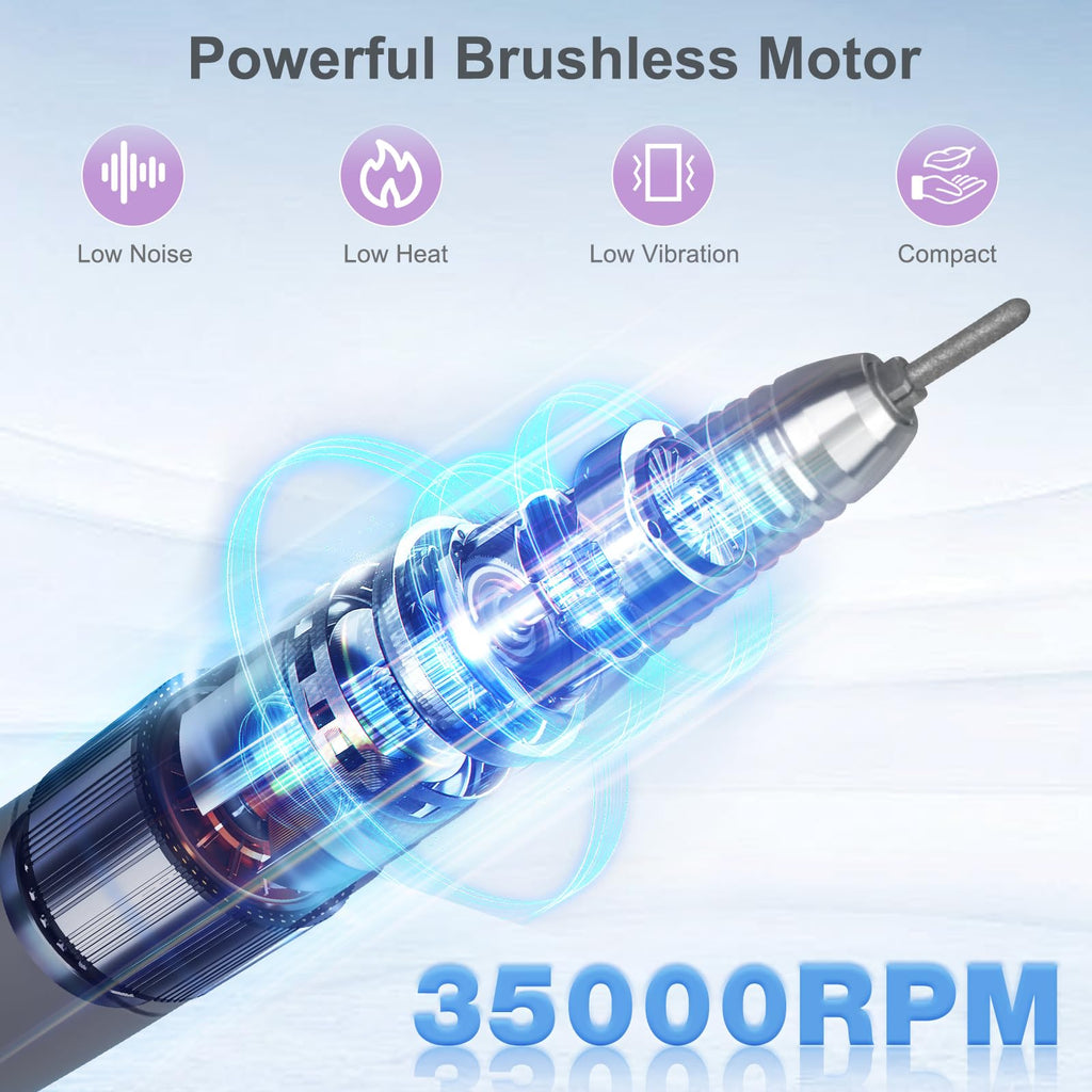 HoMove Nail Drill Handpiece Replacement for UP200, 35,000 RPM