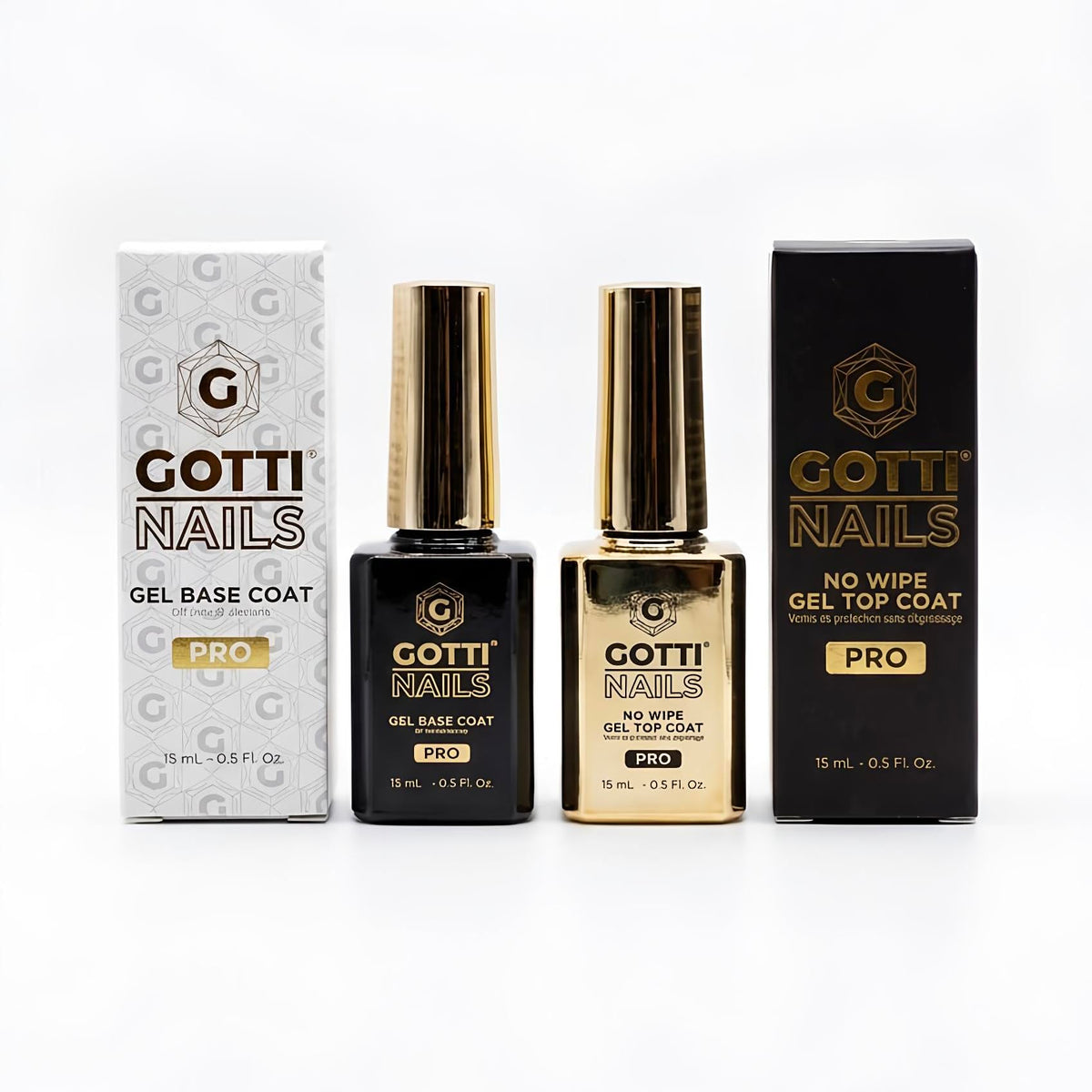 Gotti Nails Clear No-Wipe Gel Nail Top Coat