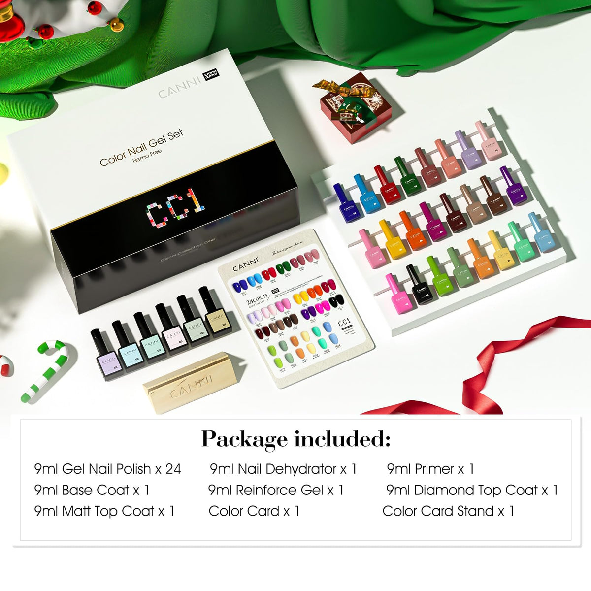 CANNI HEMA-Free Gel Nail Set