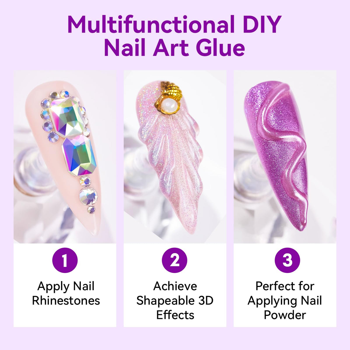 Makartt Nail Art Adhesive Gel for Rhinestones