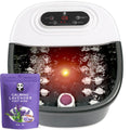 Miwhale Foot Spa Bath Massager with Heat, Bubbles, Vibration, Jets and Rollers