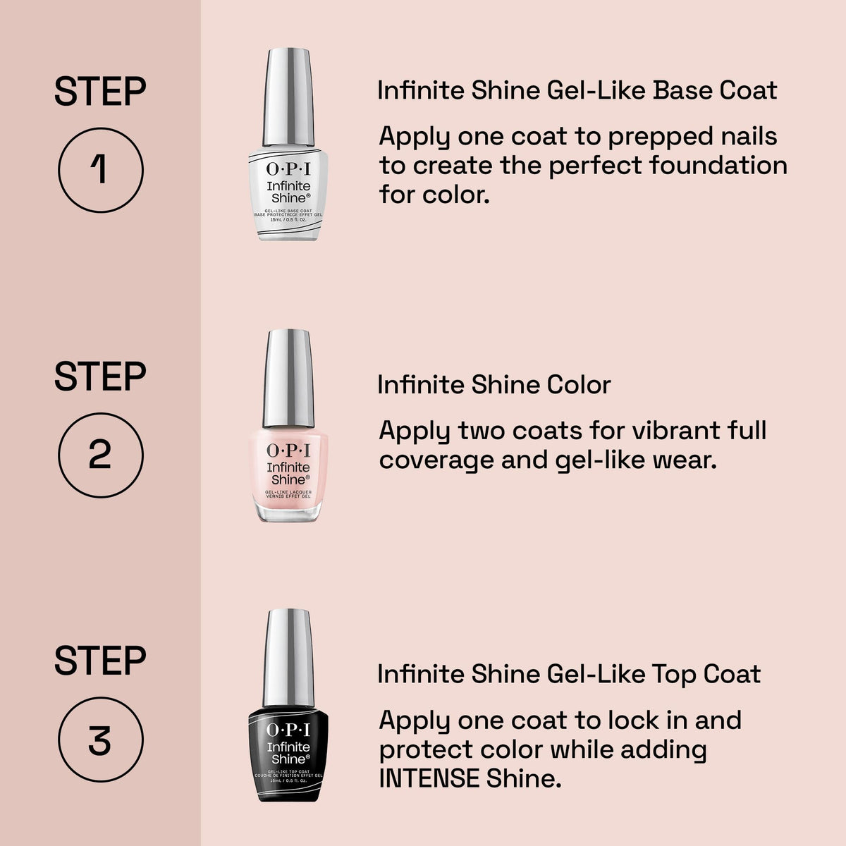 OPI Infinite Shine Clear Long-Wear Nail Polish
