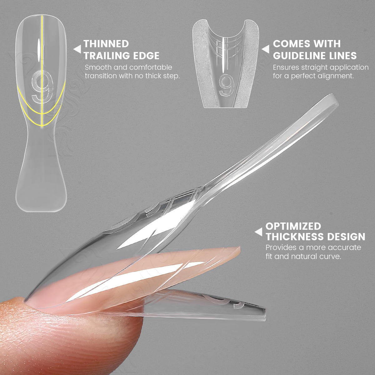 YOKEFELLOW Original Sandwich Nail Extension Dual Forms